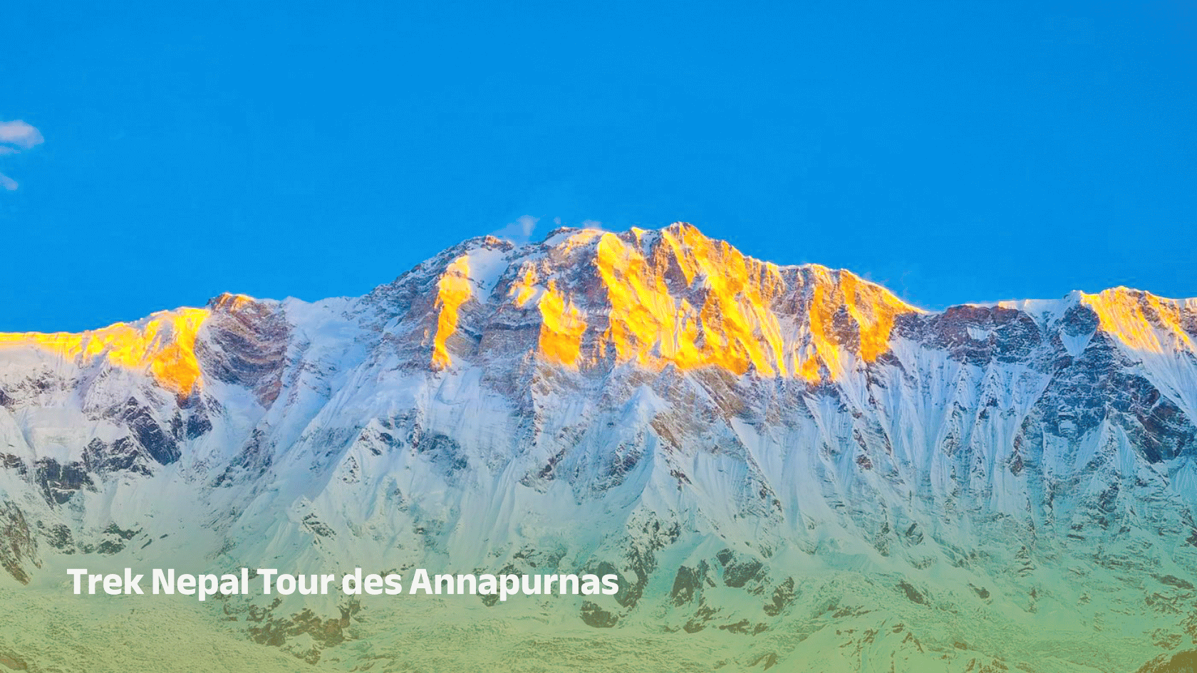 Trek Nepal Tour des Annapurnas